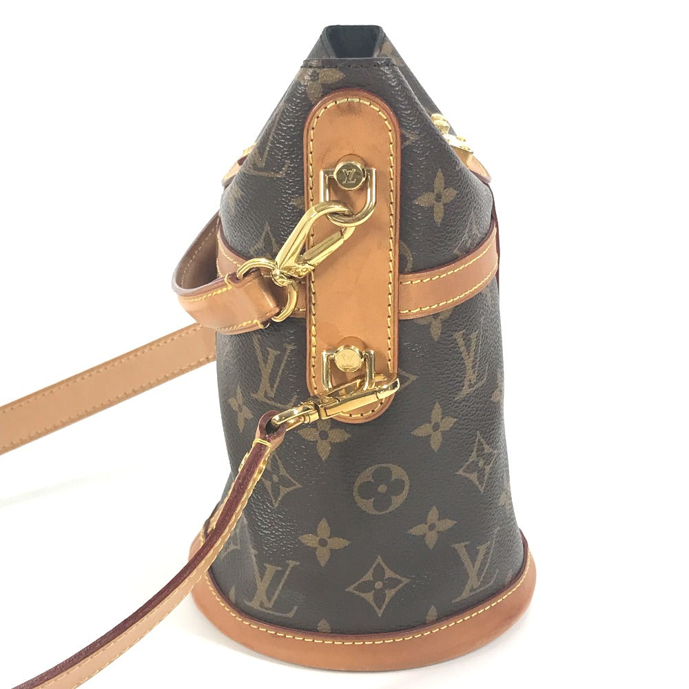 LOUIS VUITTON M43587 Monogram Duffel bag Bag 2WAY Bag Pochette Hand Bag Shoulder Bag MonogramCanvas Brown Used