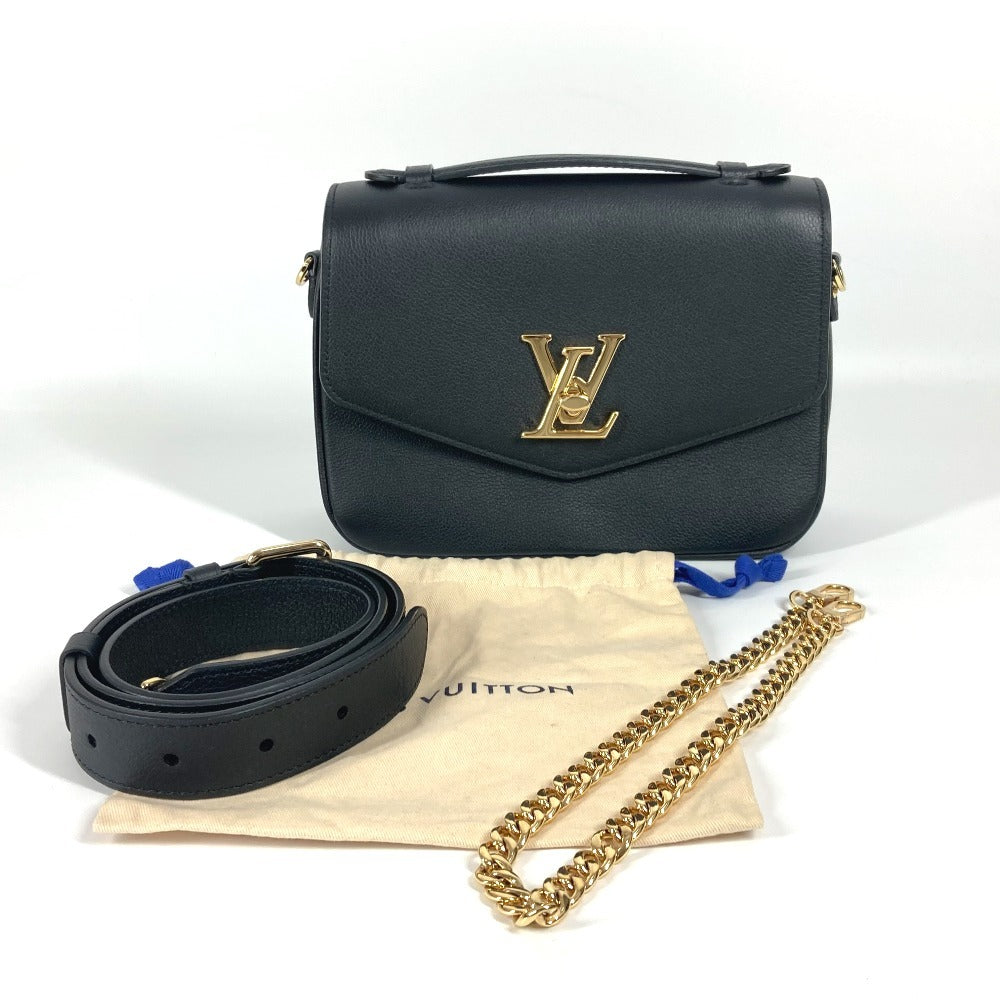 LOUIS VUITTON M22735 Oxford Bags Crossbody 3WAY Bag Chain Hand Bag Shoulder Bag Leather Noir Black Used