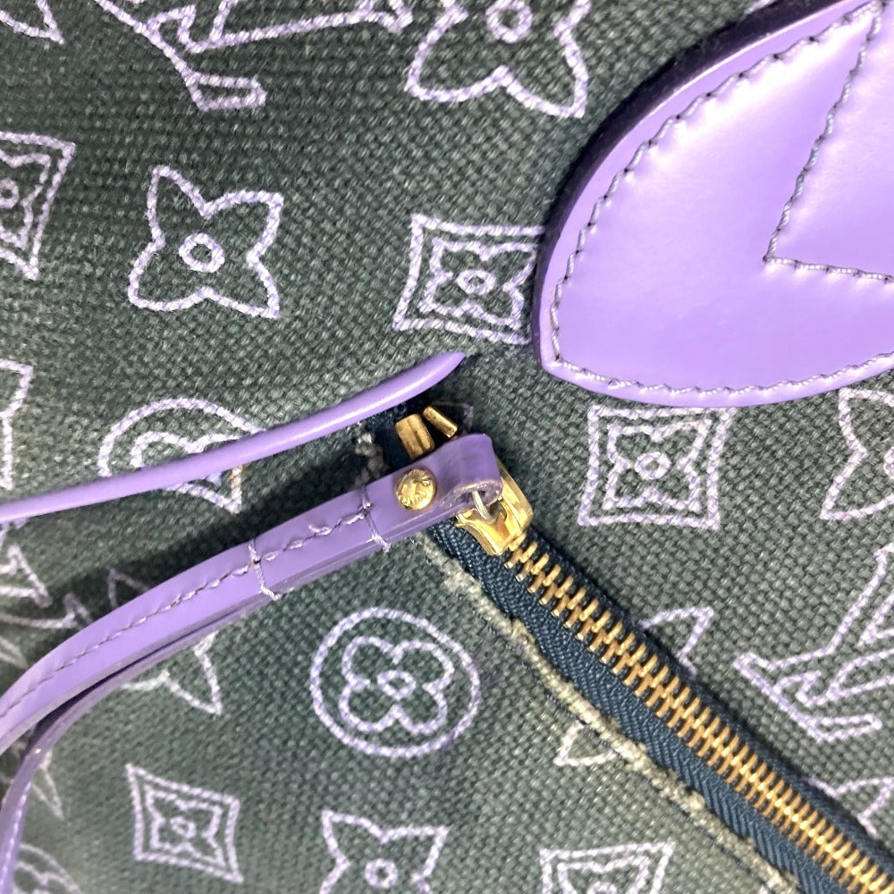 LOUIS VUITTON M95987 Monogram beach line Cabas Ipanema GM Shoulder Tote Bag with Pouch Shoulder Bag Leather/Canvas purple Used