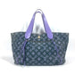 LOUIS VUITTON M95987 Monogram beach line Cabas Ipanema GM Shoulder Tote Bag with Pouch Shoulder Bag Leather/Canvas purple Used