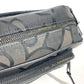 BURBERRY 8043708 TB logo Bag Pochette Crossbody Shoulder Bag Nylon canvas Gray Based/BlackBased Used