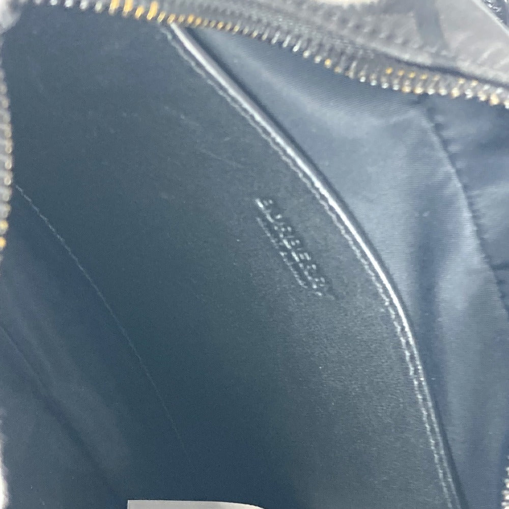 BURBERRY 8043708 TB logo Bag Pochette Crossbody Shoulder Bag Nylon canvas Gray Based/BlackBased Used