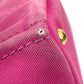 PRADA Canapa logo Bag Tote Bag Hand Bag Canvas pink/White Used