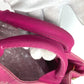 PRADA Canapa logo Bag Tote Bag Hand Bag Canvas pink/White Used