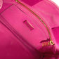 PRADA Canapa logo Bag Tote Bag Hand Bag Canvas pink/White Used