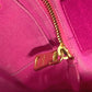 PRADA Canapa logo Bag Tote Bag Hand Bag Canvas pink/White Used