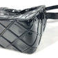 CHANEL ヴィンテージ キルティング マトラッセ カバン 肩掛け ボックス ハンドバッグ ショルダーバッグ パテントレザー レディース ブラック