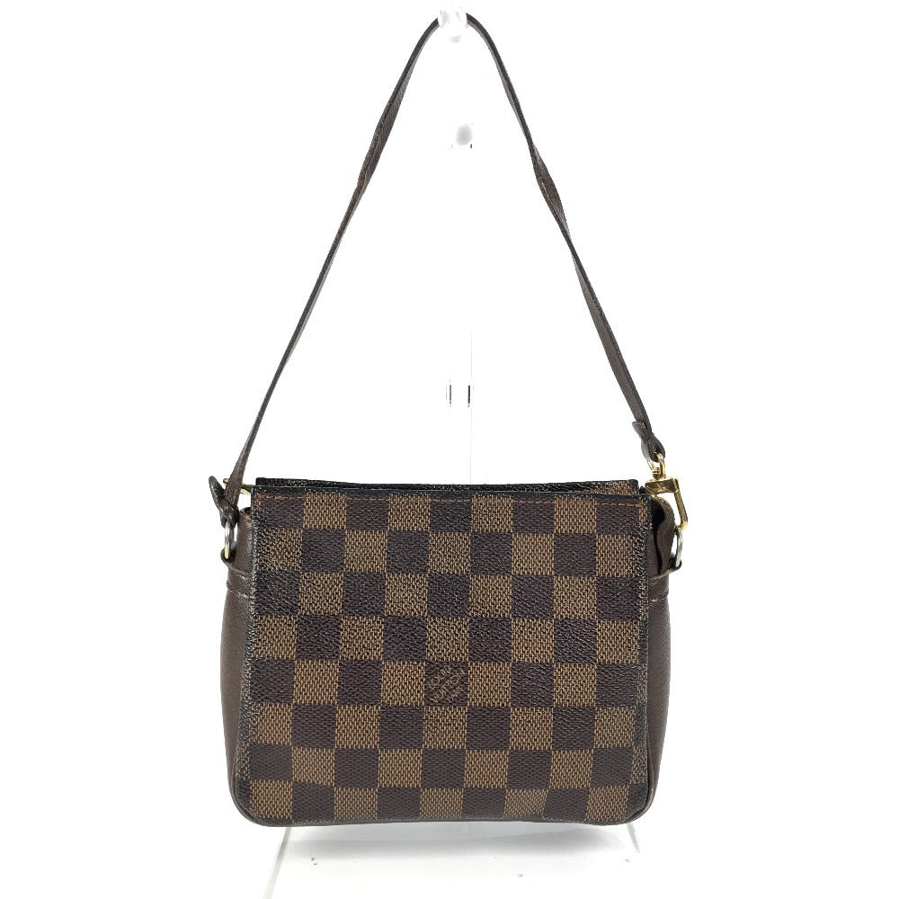 LOUIS VUITTON N51982 ダミエ トゥルース メイクアップ アクセサリーポーチ カバン 肩掛け ハンドバッグ ショルダーバッグ ダミエキャンバス レディース エベヌ ブラウン