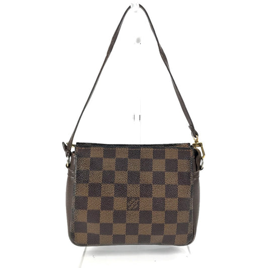 LOUIS VUITTON N51982 ダミエ トゥルース メイクアップ アクセサリーポーチ カバン 肩掛け ハンドバッグ ショルダーバッグ ダミエキャンバス レディース エベヌ ブラウン