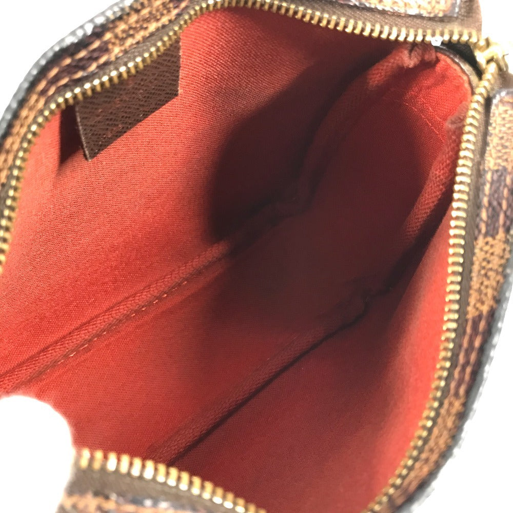 LOUIS VUITTON N51982 ダミエ トゥルース メイクアップ アクセサリーポーチ カバン 肩掛け ハンドバッグ ショルダーバッグ ダミエキャンバス レディース エベヌ ブラウン