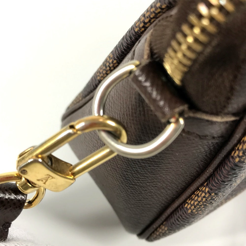 LOUIS VUITTON N51982 ダミエ トゥルース メイクアップ アクセサリーポーチ カバン 肩掛け ハンドバッグ ショルダーバッグ ダミエキャンバス レディース エベヌ ブラウン
