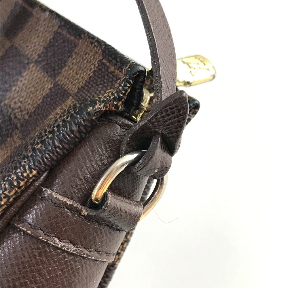 LOUIS VUITTON N51982 ダミエ トゥルース メイクアップ アクセサリーポーチ カバン 肩掛け ハンドバッグ ショルダーバッグ ダミエキャンバス レディース エベヌ ブラウン