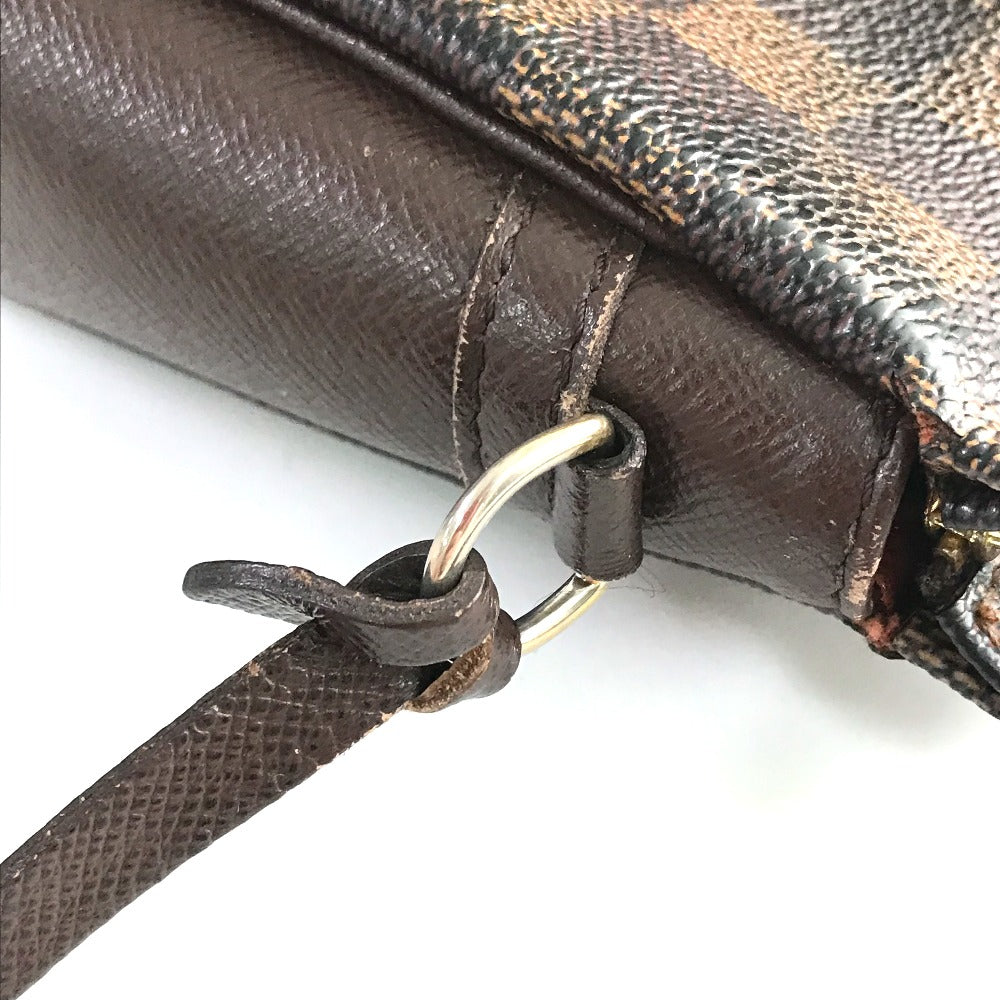 LOUIS VUITTON N51982 ダミエ トゥルース メイクアップ アクセサリーポーチ カバン 肩掛け ハンドバッグ ショルダーバッグ ダミエキャンバス レディース エベヌ ブラウン