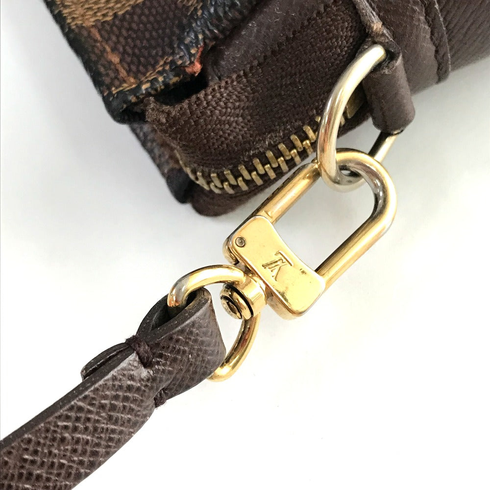 LOUIS VUITTON N51982 ダミエ トゥルース メイクアップ アクセサリーポーチ カバン 肩掛け ハンドバッグ ショルダーバッグ ダミエキャンバス レディース エベヌ ブラウン