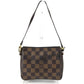 LOUIS VUITTON N51982 ダミエ トゥルース メイクアップ アクセサリーポーチ カバン 肩掛け ハンドバッグ ショルダーバッグ ダミエキャンバス レディース エベヌ ブラウン