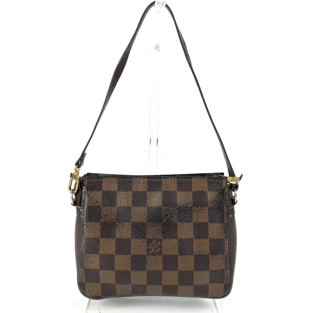 LOUIS VUITTON N51982 ダミエ トゥルース メイクアップ アクセサリーポーチ カバン 肩掛け ハンドバッグ ショルダーバッグ ダミエキャンバス レディース エベヌ ブラウン