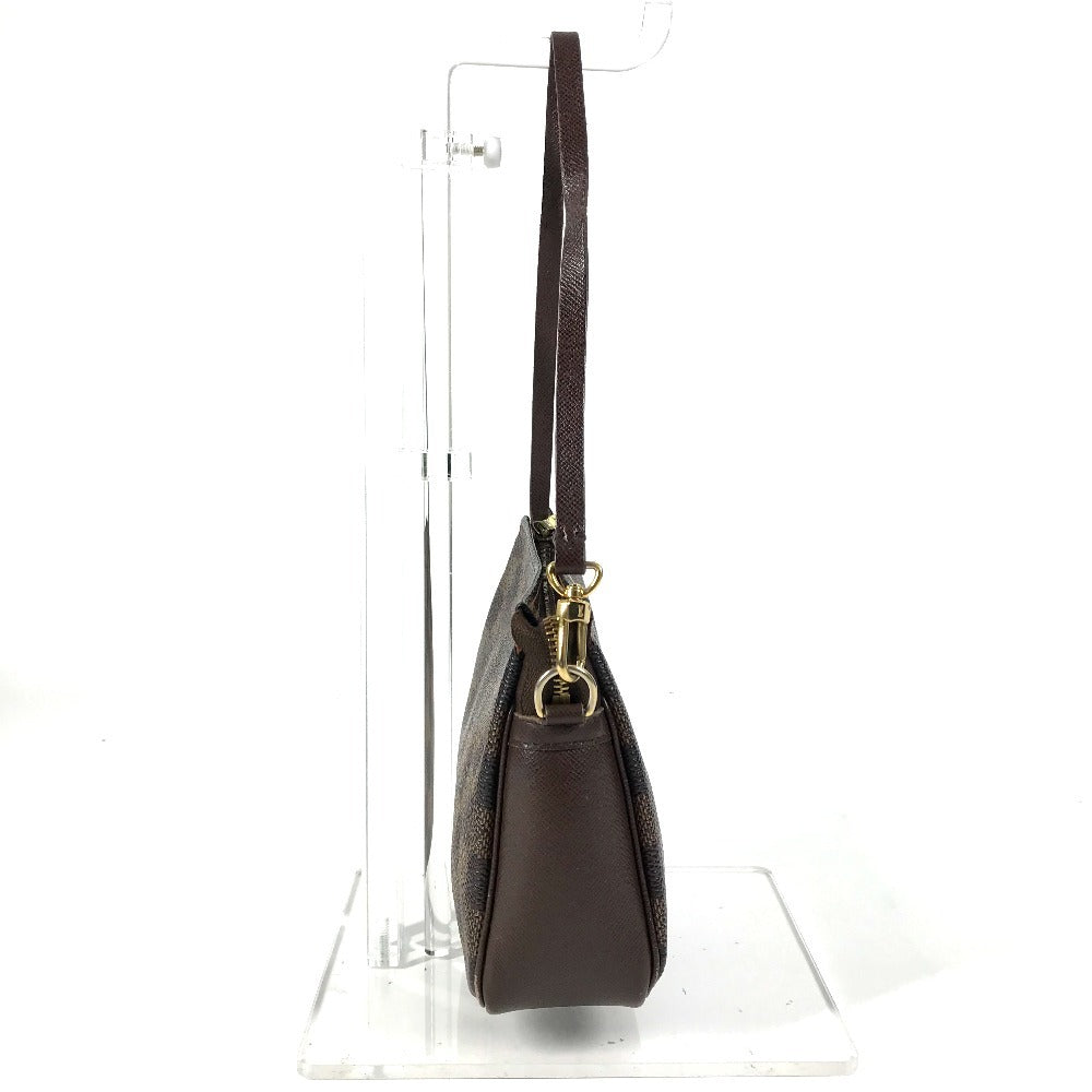 LOUIS VUITTON N51982 ダミエ トゥルース メイクアップ アクセサリーポーチ カバン 肩掛け ハンドバッグ ショルダーバッグ ダミエキャンバス レディース エベヌ ブラウン