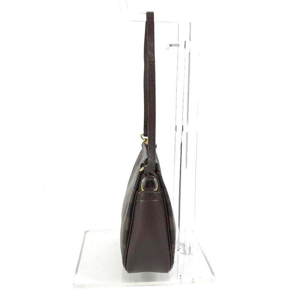 LOUIS VUITTON N51982 ダミエ トゥルース メイクアップ アクセサリーポーチ カバン 肩掛け ハンドバッグ ショルダーバッグ ダミエキャンバス レディース エベヌ ブラウン