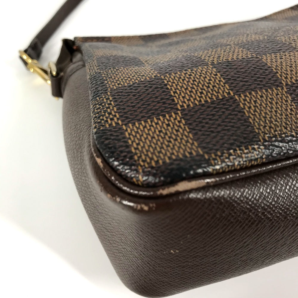 LOUIS VUITTON N51982 ダミエ トゥルース メイクアップ アクセサリーポーチ カバン 肩掛け ハンドバッグ ショルダーバッグ ダミエキャンバス レディース エベヌ ブラウン