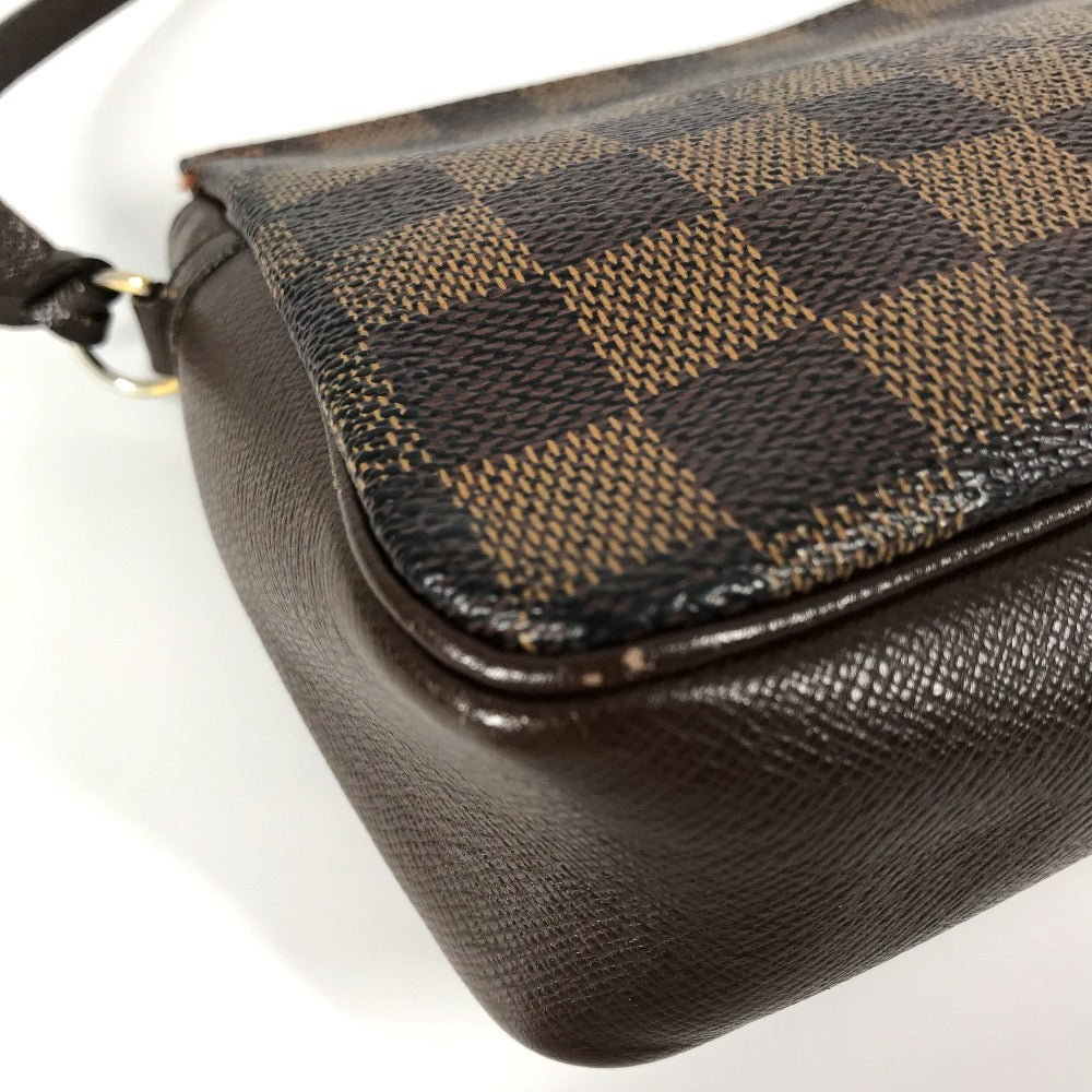 LOUIS VUITTON N51982 ダミエ トゥルース メイクアップ アクセサリーポーチ カバン 肩掛け ハンドバッグ ショルダーバッグ ダミエキャンバス レディース エベヌ ブラウン