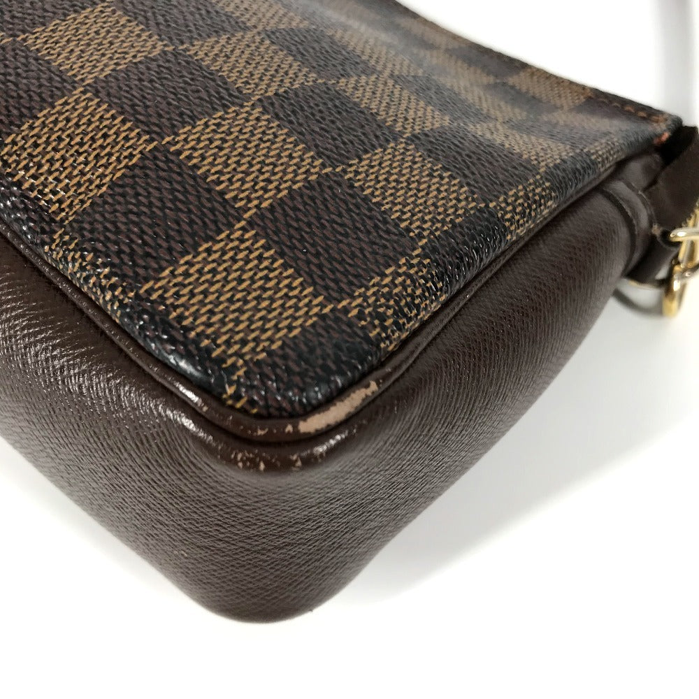 LOUIS VUITTON N51982 ダミエ トゥルース メイクアップ アクセサリーポーチ カバン 肩掛け ハンドバッグ ショルダーバッグ ダミエキャンバス レディース エベヌ ブラウン