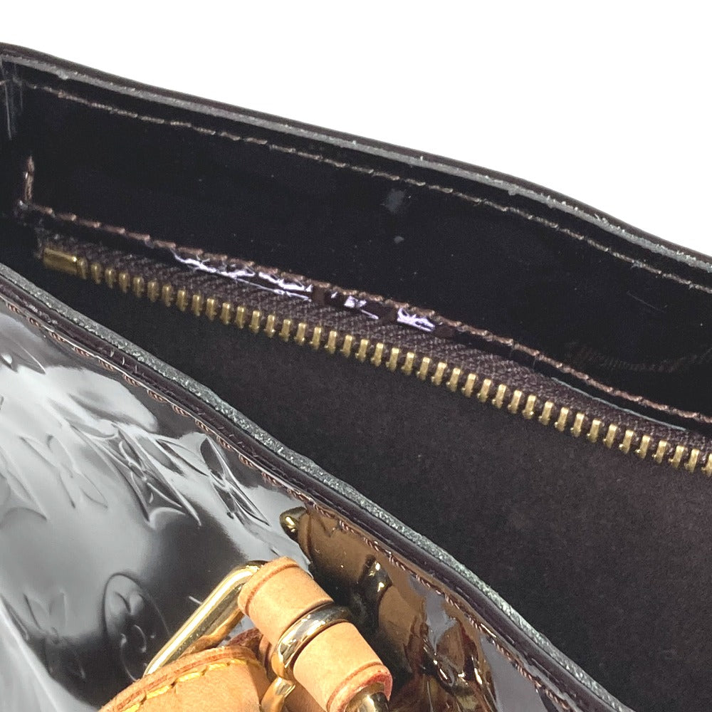 LOUIS VUITTON M91994 モノグラムヴェルニ ブレントウッド カバン トートバッグ 肩掛け 不鮮明 ショルダーバッグ モノグラムヴェルニキャンバス レディース アマラント パープル