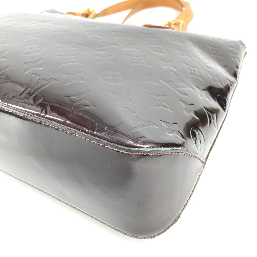 LOUIS VUITTON M91994 モノグラムヴェルニ ブレントウッド カバン トートバッグ 肩掛け 不鮮明 ショルダーバッグ モノグラムヴェルニキャンバス レディース アマラント パープル