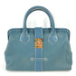 LOUIS VUITTON M91807 Suhali Angenieux PM Tote Bag with Studs, Suhali Leather, Women's, Blue