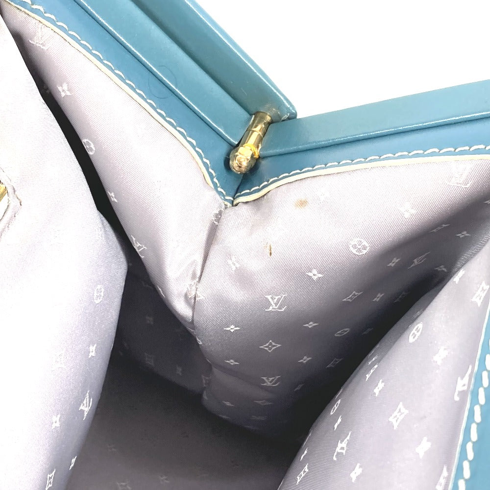 LOUIS VUITTON M91807 Suhali Angenieux PM Tote Bag with Studs, Suhali Leather, Women's, Blue