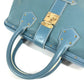 LOUIS VUITTON M91807 Suhali Angenieux PM Tote Bag with Studs, Suhali Leather, Women's, Blue