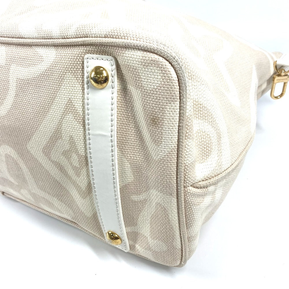 LOUIS VUITTON M95675 クルーズライン タイシエンヌGM カバン ショルダーバッグ 肩掛け ルーズライン トートバッグ レザー/キャンバス レディース サーブル ベージュ系