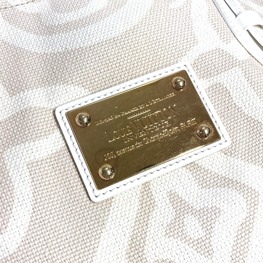 LOUIS VUITTON M95675 クルーズライン タイシエンヌGM カバン ショルダーバッグ 肩掛け ルーズライン トートバッグ レザー/キャンバス レディース サーブル ベージュ系