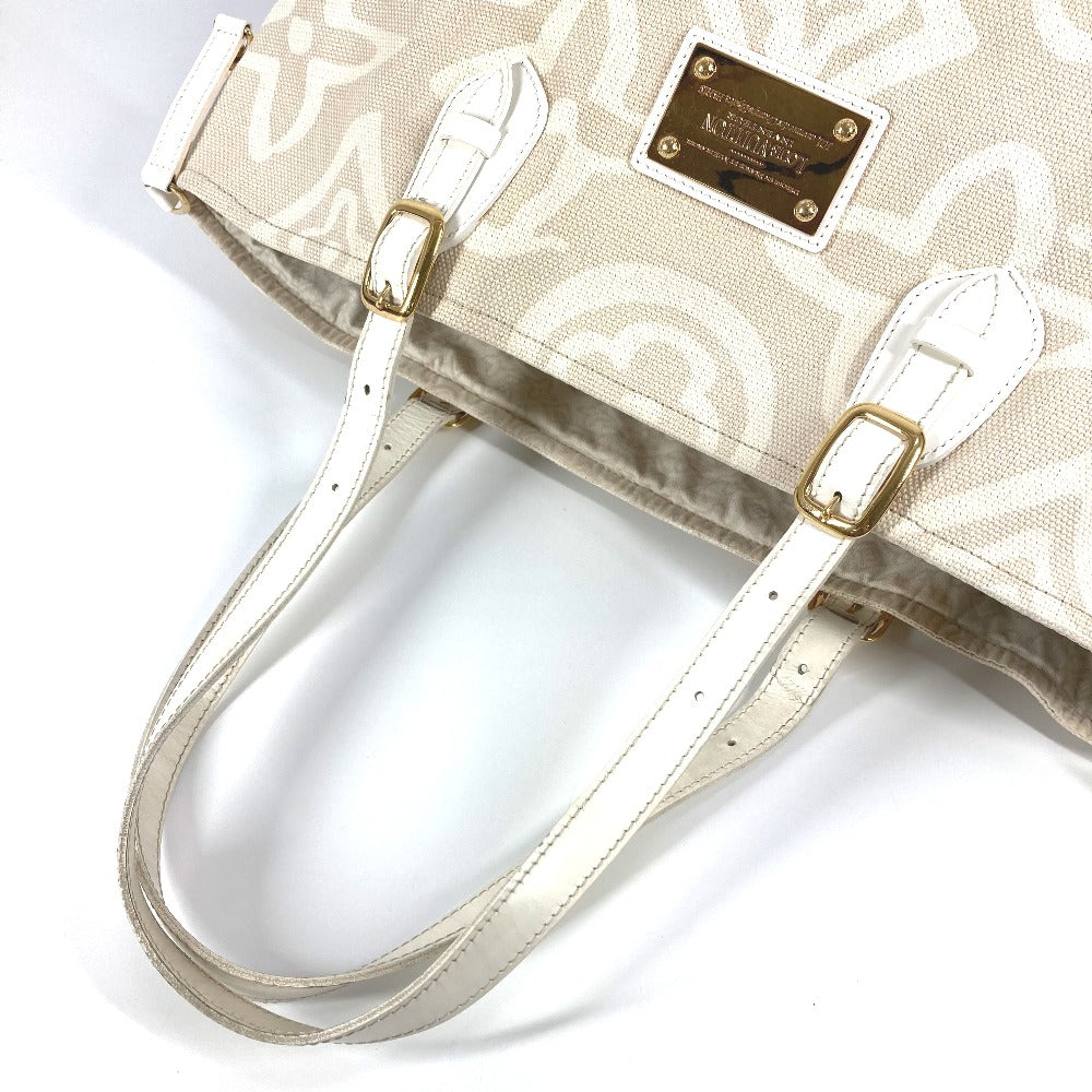 LOUIS VUITTON M95675 クルーズライン タイシエンヌGM カバン ショルダーバッグ 肩掛け ルーズライン トートバッグ レザー/キャンバス レディース サーブル ベージュ系