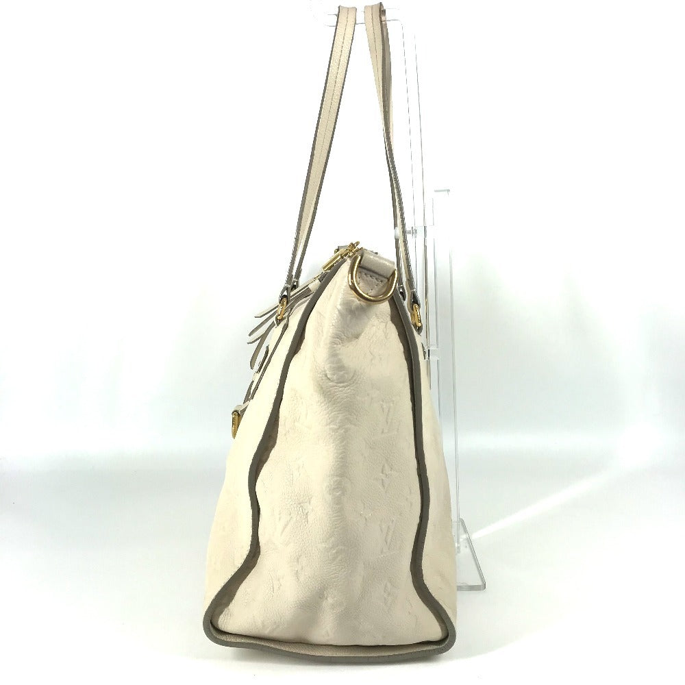LOUIS VUITTON M93411 モノグラムアンプラント ルミニューズPM カバン トートバッグ 肩掛け ショルダーバッグ モノグラムアンプラントレザー ユニセックス ネージュ ホワイト