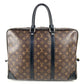 LOUIS VUITTON M40225 モノグラムマカサー ポルトドキュマン・ヴォワヤージュ PDV カバン トートバッグ ビジネスバッグ モノグラムマカサーキャンバス メンズ ブラウン