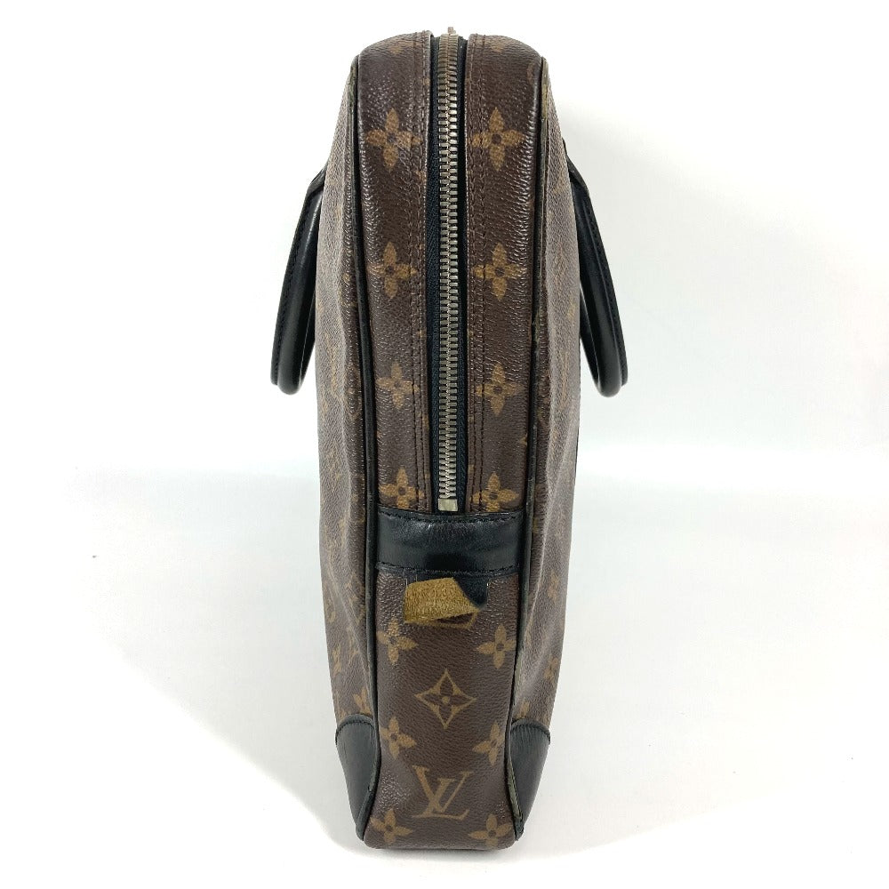 LOUIS VUITTON M40225 モノグラムマカサー ポルトドキュマン・ヴォワヤージュ PDV カバン トートバッグ ビジネスバッグ モノグラムマカサーキャンバス メンズ ブラウン