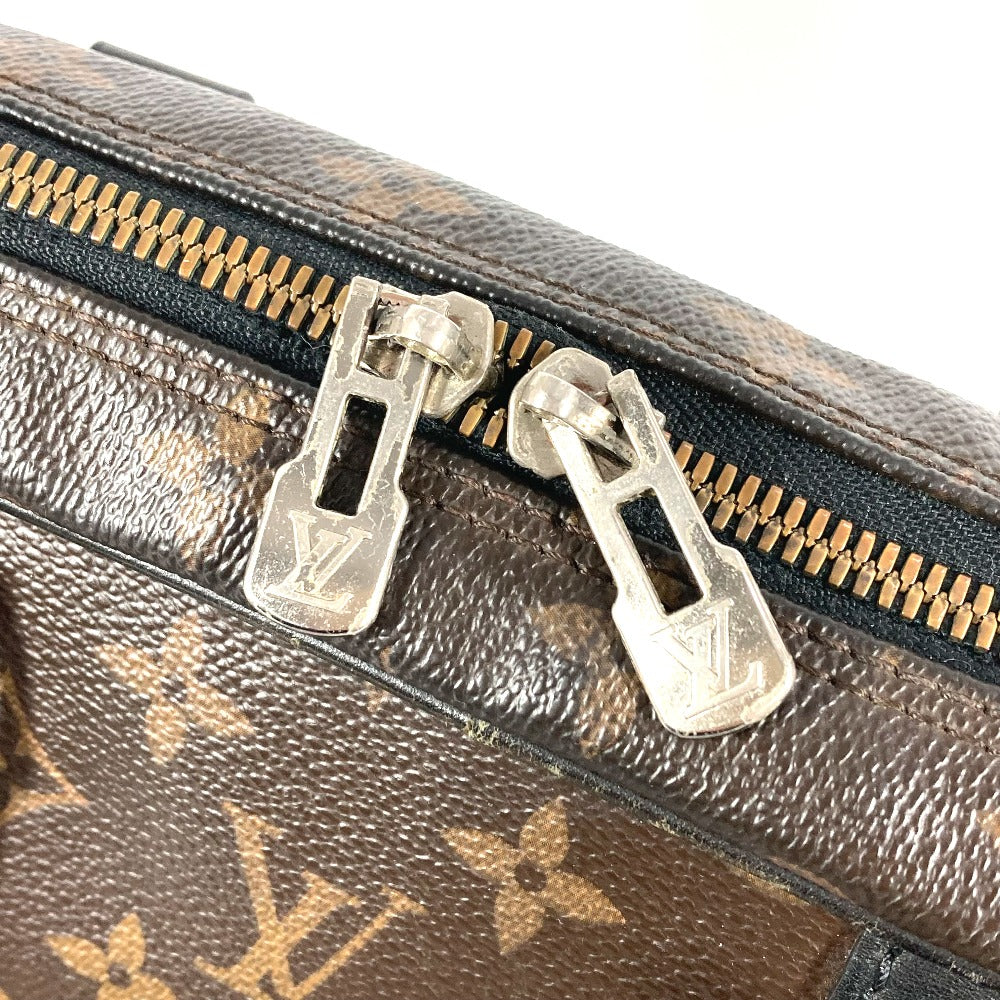 LOUIS VUITTON M40225 モノグラムマカサー ポルトドキュマン・ヴォワヤージュ PDV カバン トートバッグ ビジネスバッグ モノグラムマカサーキャンバス メンズ ブラウン