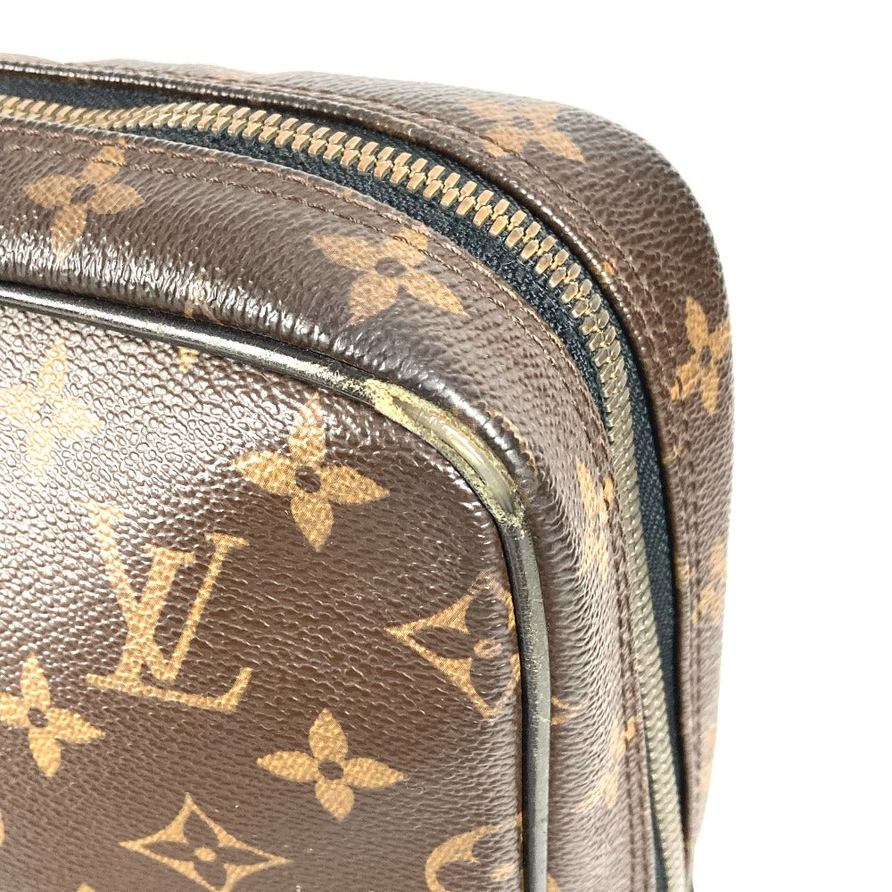LOUIS VUITTON M40225 モノグラムマカサー ポルトドキュマン・ヴォワヤージュ PDV カバン トートバッグ ビジネスバッグ モノグラムマカサーキャンバス メンズ ブラウン