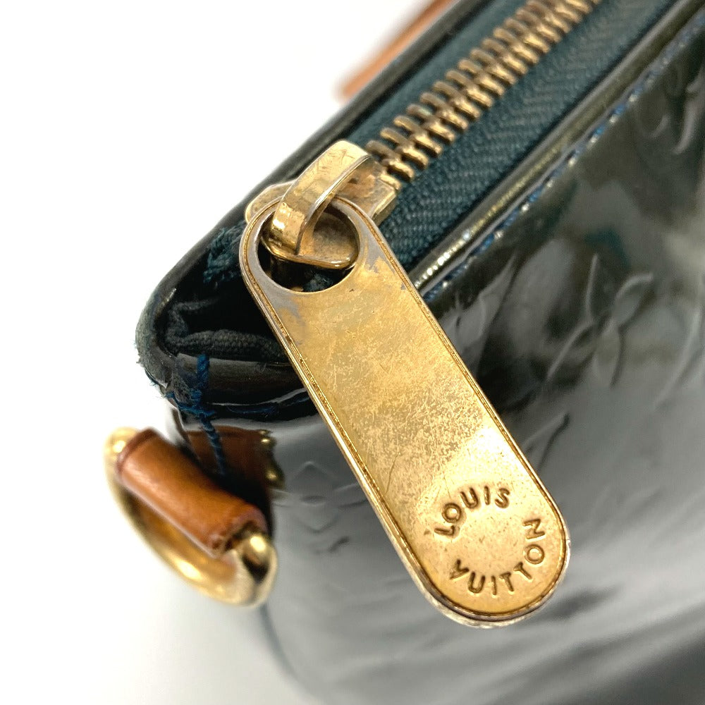 LOUIS VUITTON M93673 モノグラムヴェルニ ベルヴューGM カバン 肩掛け トートバッグ ショルダーバッグ モノグラムヴェルニキャンバス レディース ブルーニュイ グリーン