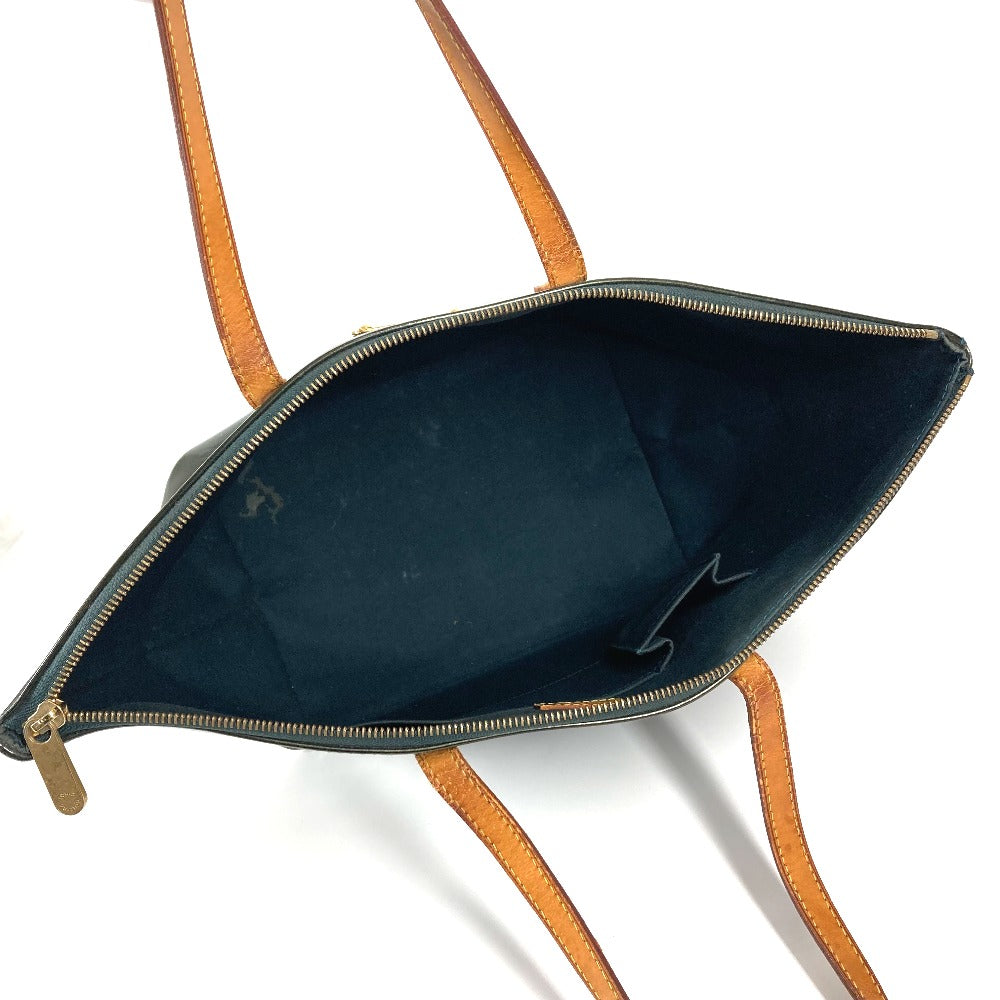 LOUIS VUITTON M93673 モノグラムヴェルニ ベルヴューGM カバン 肩掛け トートバッグ ショルダーバッグ モノグラムヴェルニキャンバス レディース ブルーニュイ グリーン