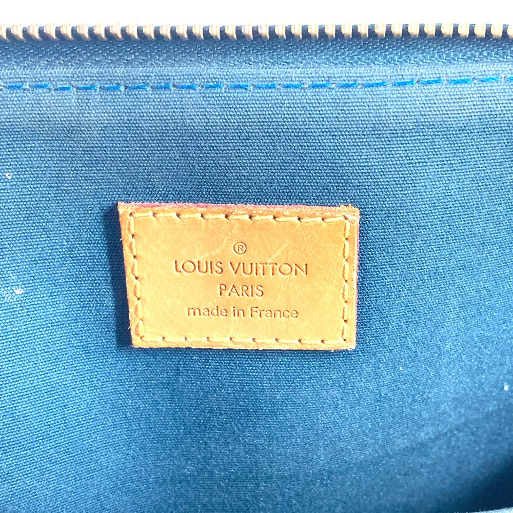 LOUIS VUITTON M93673 モノグラムヴェルニ ベルヴューGM カバン 肩掛け トートバッグ ショルダーバッグ モノグラムヴェルニキャンバス レディース ブルーニュイ グリーン