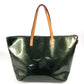 LOUIS VUITTON M93673 モノグラムヴェルニ ベルヴューGM カバン 肩掛け トートバッグ ショルダーバッグ モノグラムヴェルニキャンバス レディース ブルーニュイ グリーン