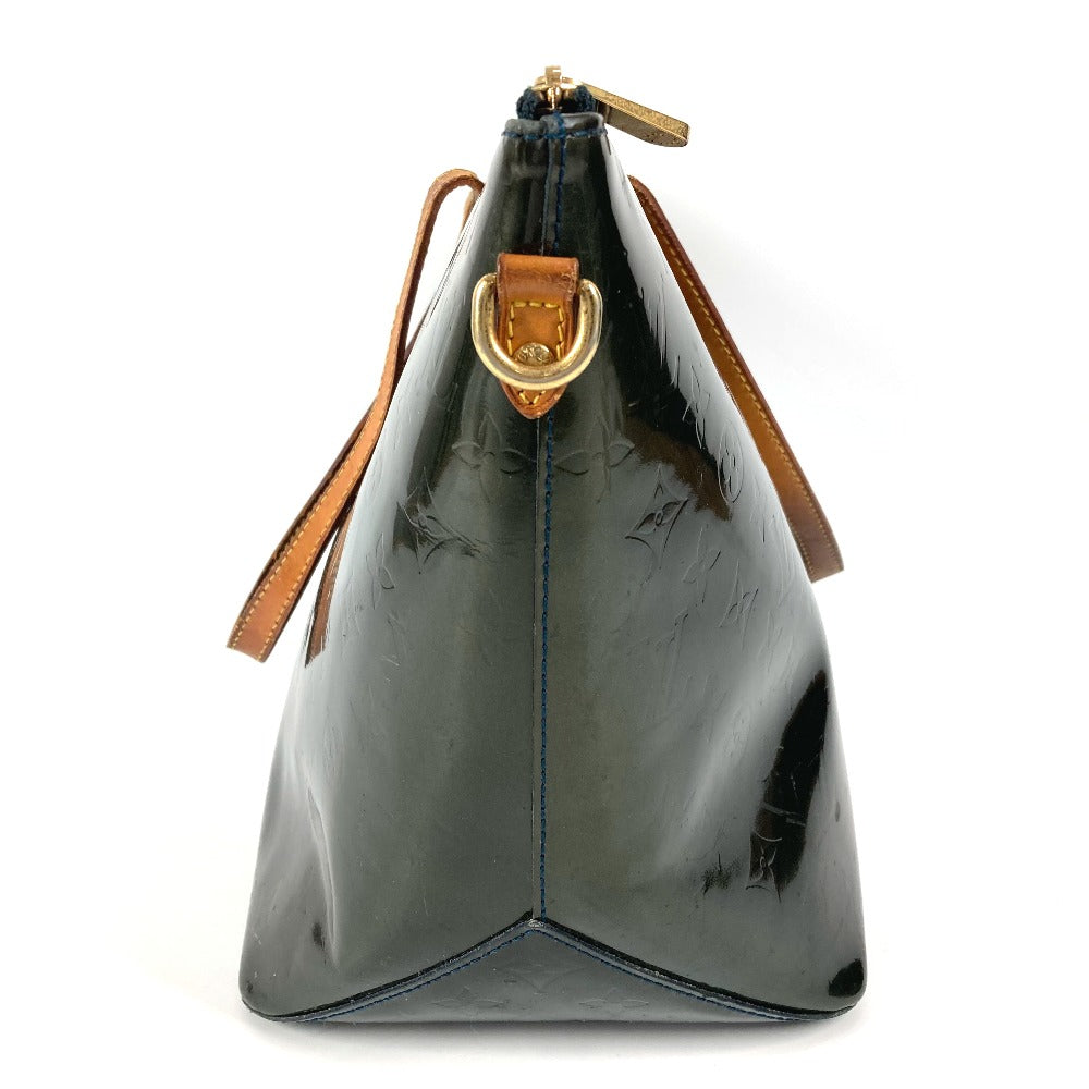 LOUIS VUITTON M93673 モノグラムヴェルニ ベルヴューGM カバン 肩掛け トートバッグ ショルダーバッグ モノグラムヴェルニキャンバス レディース ブルーニュイ グリーン