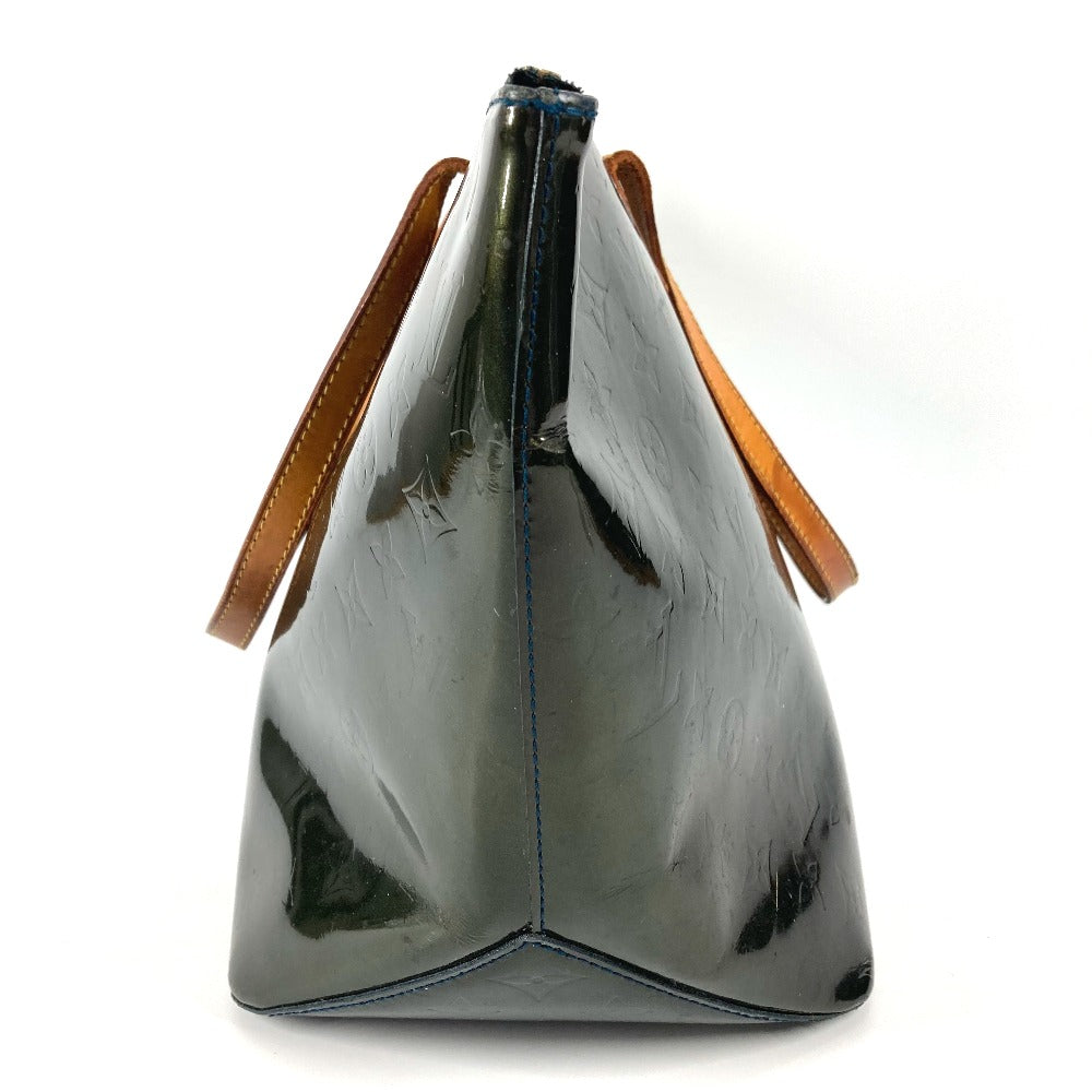 LOUIS VUITTON M93673 モノグラムヴェルニ ベルヴューGM カバン 肩掛け トートバッグ ショルダーバッグ モノグラムヴェルニキャンバス レディース ブルーニュイ グリーン
