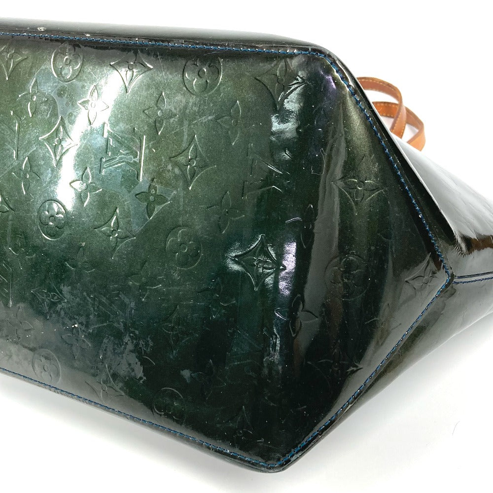 LOUIS VUITTON M93673 モノグラムヴェルニ ベルヴューGM カバン 肩掛け トートバッグ ショルダーバッグ モノグラムヴェルニキャンバス レディース ブルーニュイ グリーン