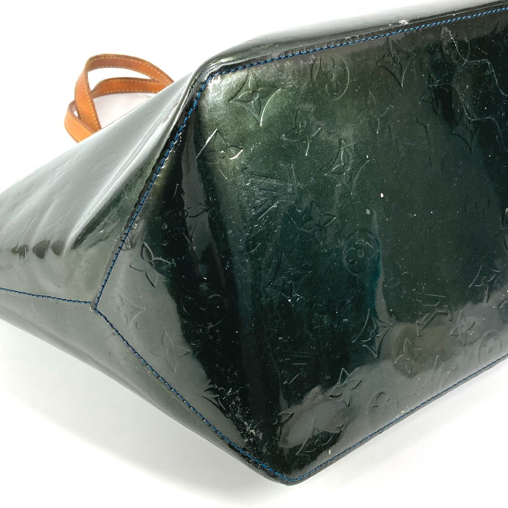LOUIS VUITTON M93673 モノグラムヴェルニ ベルヴューGM カバン 肩掛け トートバッグ ショルダーバッグ モノグラムヴェルニキャンバス レディース ブルーニュイ グリーン
