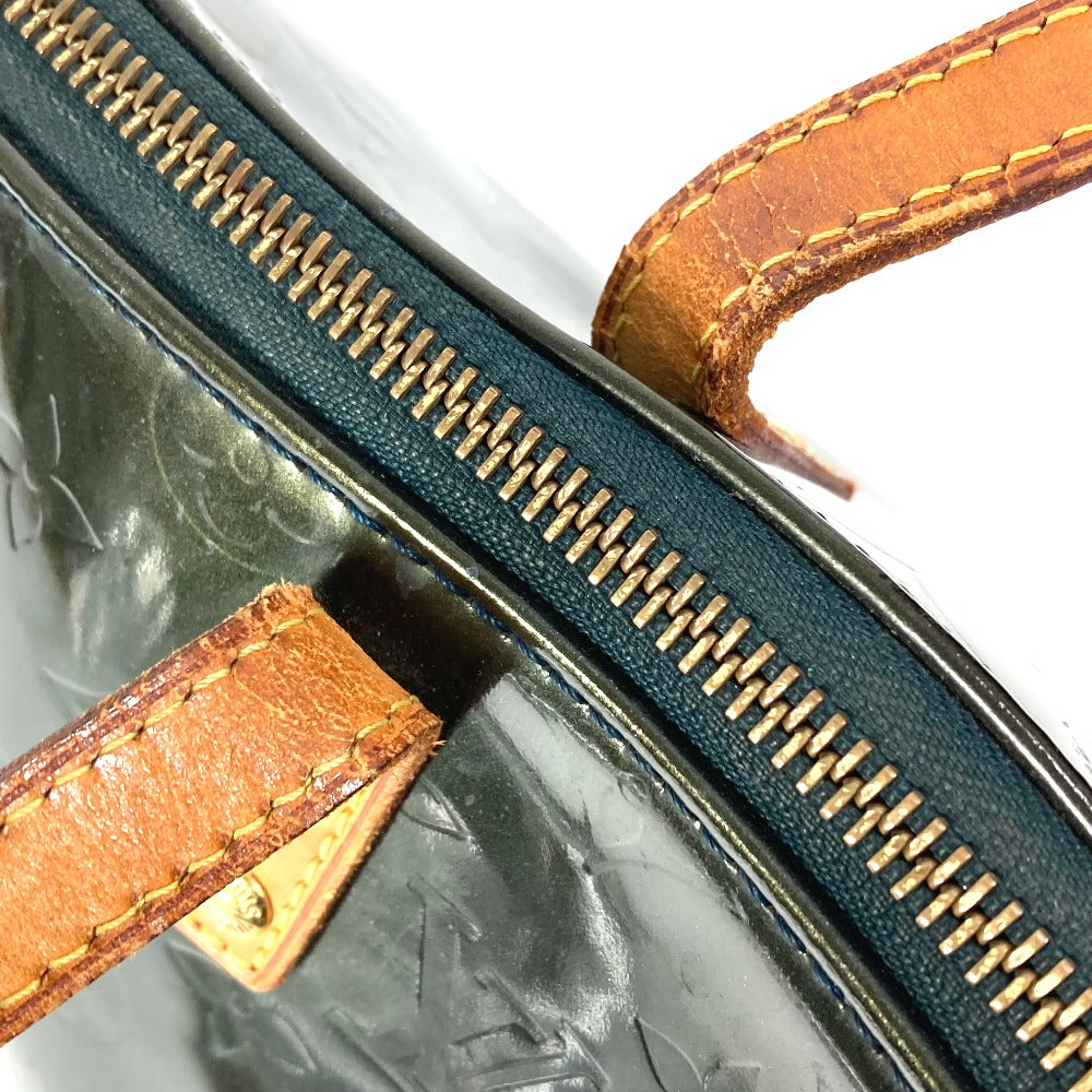 LOUIS VUITTON M93673 モノグラムヴェルニ ベルヴューGM カバン 肩掛け トートバッグ ショルダーバッグ モノグラムヴェルニキャンバス レディース ブルーニュイ グリーン