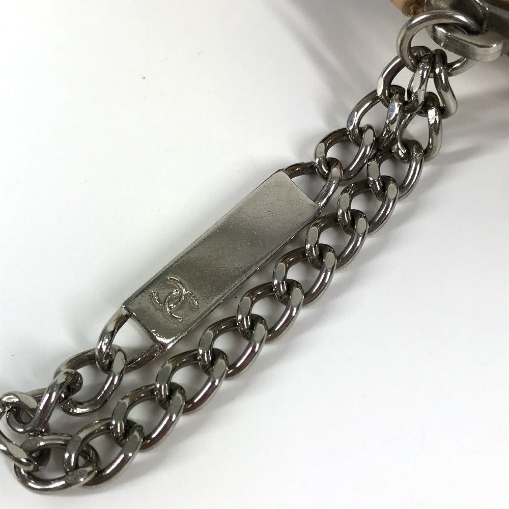 CHANEL A26732 カンボンライン CC ココマーク ロゴ タバコケース ポーチ シガレットケース レザー ユニセックス ベージュ