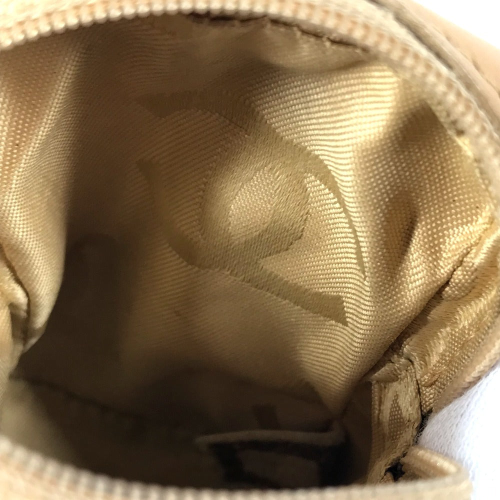 CHANEL A26732 カンボンライン CC ココマーク ロゴ タバコケース ポーチ シガレットケース レザー ユニセックス ベージュ