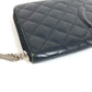 CHANEL A26710 カンボンライン トラベルケース CC ココマーク ラウンドファスナー 長財布 レザー レディース ブラック